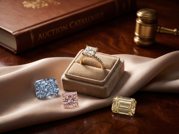 Gouden sieraden met diamant, diamant & Moissanite veiling ( IGI gecertificeerd )            