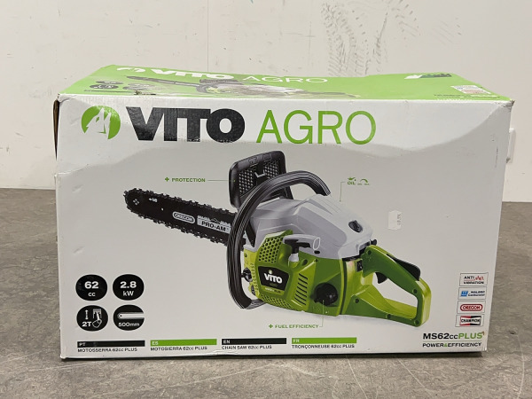 Vito kettingzaag 500mm 3200 tpm 62cc Agro