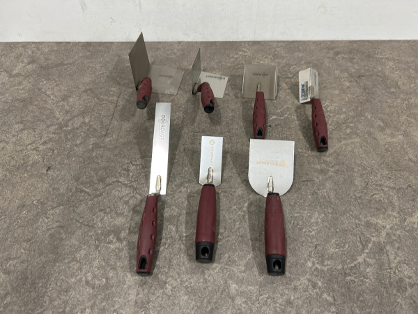 Doordagt stukadoorsgereedschap set 7-delig