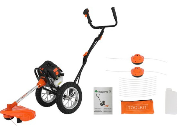 Bosmaaier / Kantenmaaier / Grastrimmer - Op Wielen - 52cc