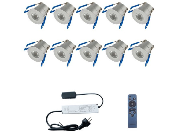 Begaman Inbouw LED Spots - Set van 10 - Voor Veranda