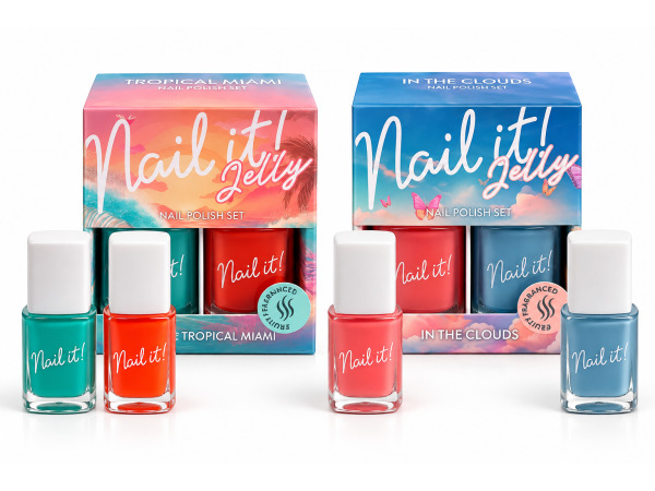 10x Nail It! Jelly Nagellak Set Multicolor