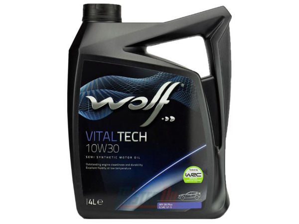 4x Wolf motorolie semi-synthetisch 10W-30 4L