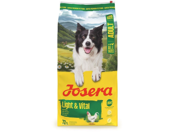 Josera light & vital - hondenvoer - all sizes adult - 12,5 k