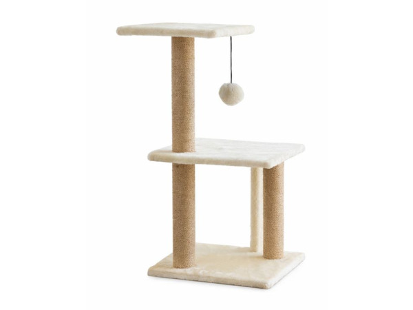Katten krabpaal met een comfortabele rustplek