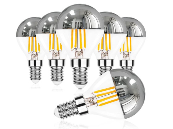 LED-lampen P45/G45 4W 6 stuks