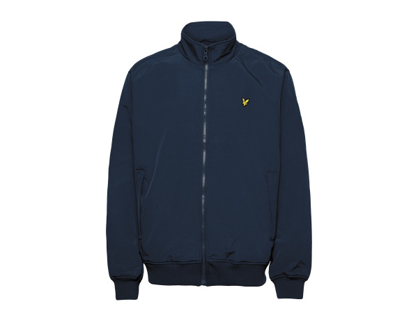 Lyle &amp; Scott Fleece Lined Funnel Jacket Jet Dark Navy - XXL