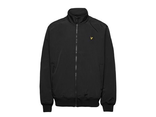 Lyle &amp; Scott Fleece Lined Funnel Jacket Jet Zwart - M
