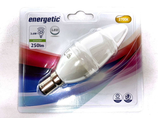 60x Energetic LED-lamp B15