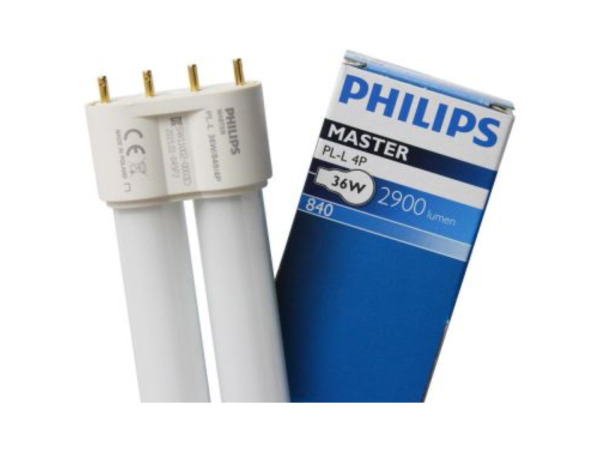 5x Philips master PL-L (4-pins) 36W wit