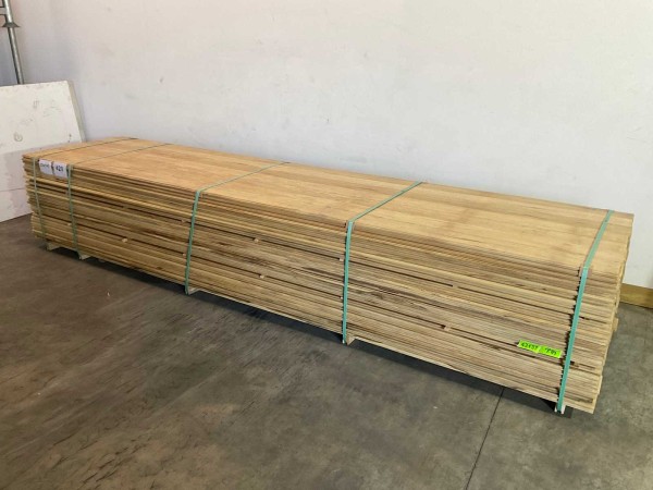 40x wit afrikaans eikenhouten plank fraké met mes en groef 420x14.7x2.2 cm