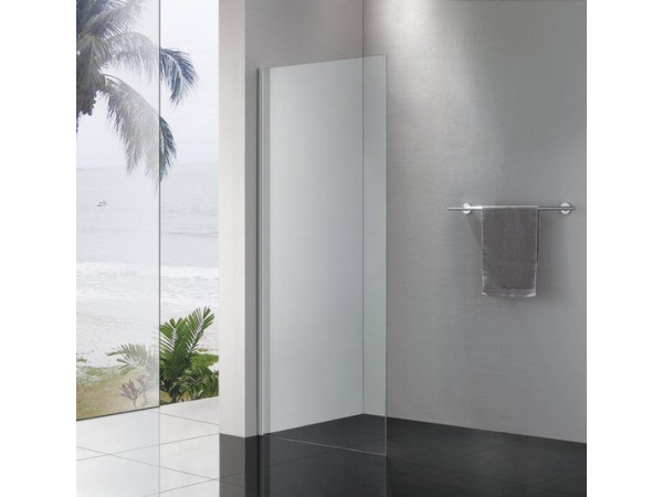 Alterna zijwand v/schuifdeur 100x200cm chroom-helder