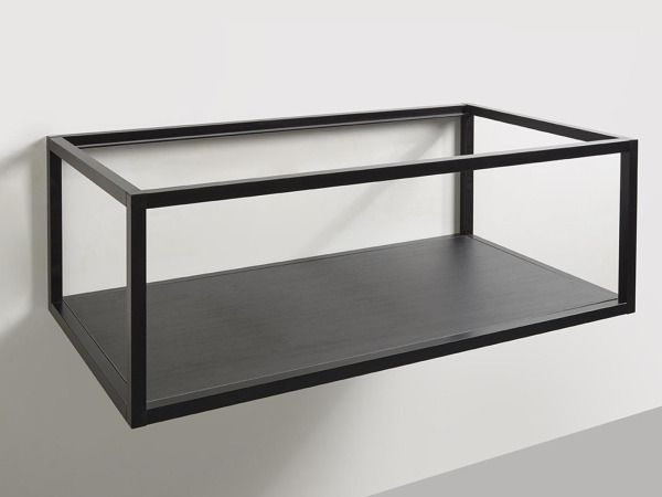 Vtwonen inlegtablet voor wastafelframe 116x41cm oak black