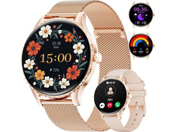 Smartwatch - 1.32" AMOLED - Android/iOS - 270+ Wijzerplaten
