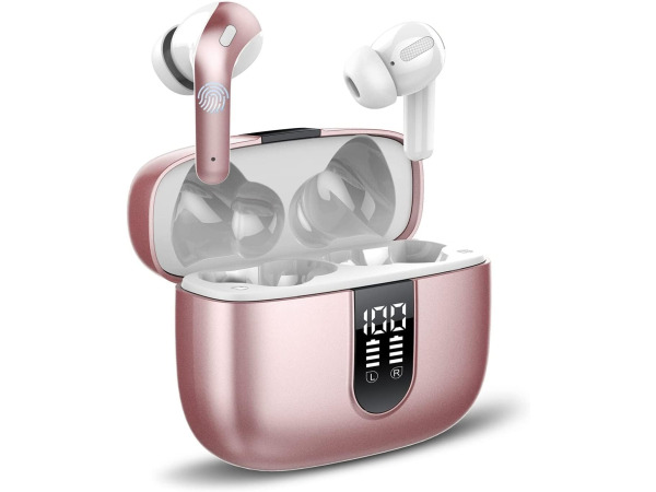 X08 Draadloze Oordopjes Bluetooth 5.3 - Roze