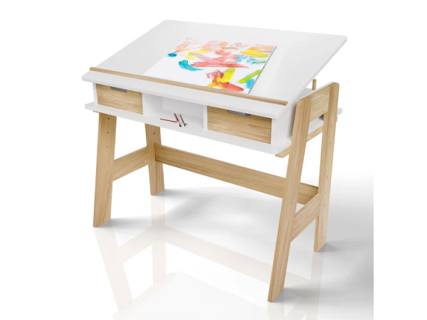 Kinderbureau Fietje Plus - Wit