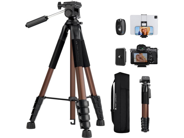 K&F CONCEPT 75" aluminium camerastatief  - Tripod