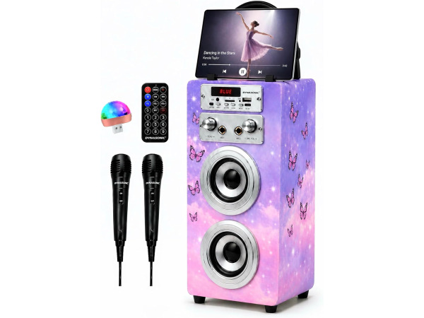 DYNASONIC Karaoke toren - Speaker - Bluetooth - USB