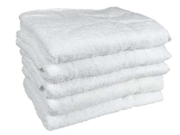 6X Badhanddoek – 113x72cm – badstof – 400gr/m² – wit