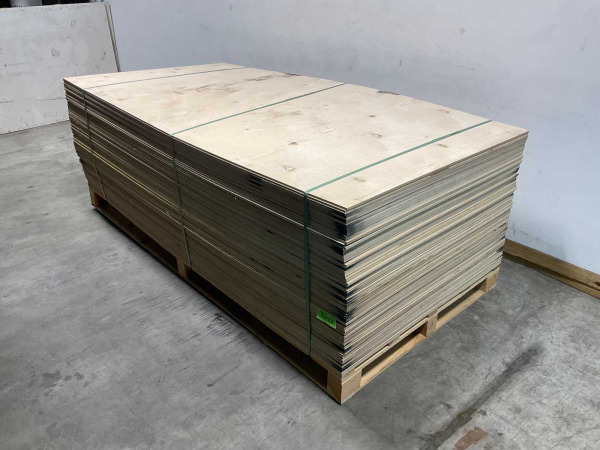 10x Multiplex-plaat 250x125x0,9cm