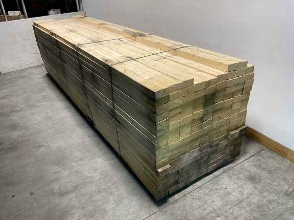 19x Vuren balk ruw 480x12,5x6,3cm