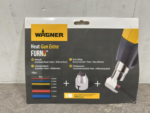 12x Wagner krimpkousen set 1.6-10mm met opzetstukken