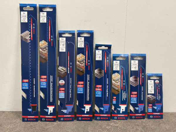 Bosch Expert reciprozaagblad diverse set 8-delig
