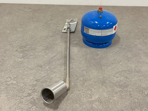 Sievert dakbrander en 2kg propaangasfles set 2-delig