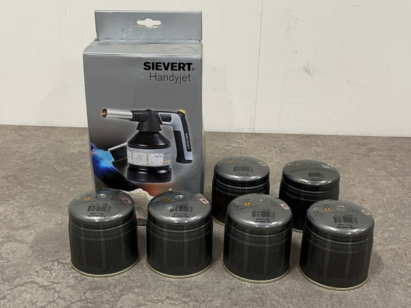 Sievert Handyjet gasbrander set 7-delig