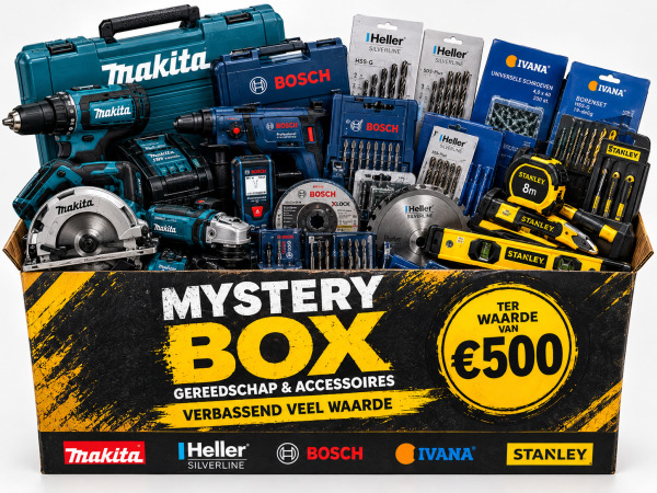 Mysterybox Gereedschap ± 500