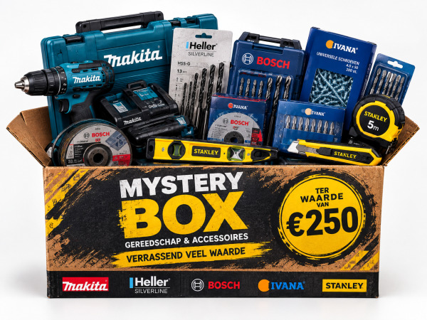 Mysterybox Gereedschap ± 250