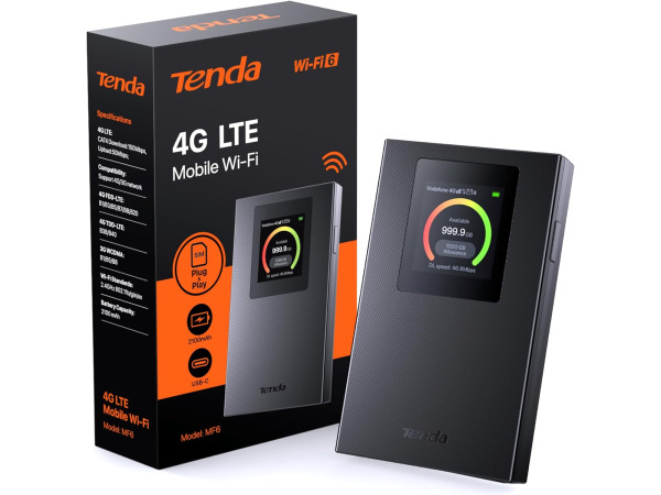 Tenda MF6 4G LTE mobiele wifi-router 300 Mbps - USB-C