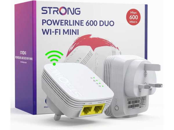 STRONG AV600Mbit/s Powerline adapterset - plug & play