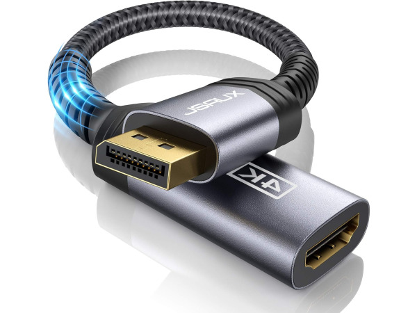 JSAUX DisplayPort naar HDMI Adapter 4K@30Hz