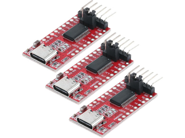 AZDelivery 3X USB-C naar TTL Serial Adapter voor 3,3V en 5V