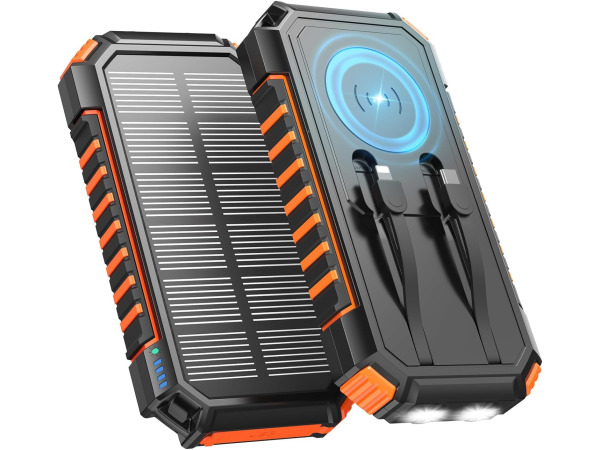 ADDTOP powerbank 20000mAh - Zonnepaneel - USB-C