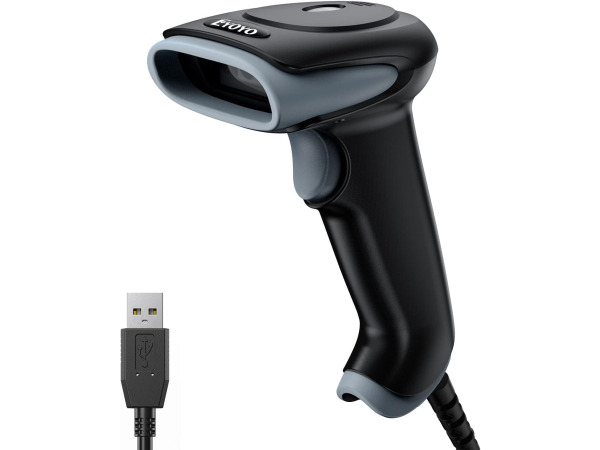 Eyoyo 1D 2D barcodescanner bekabeld, USB-handscanner voor pc