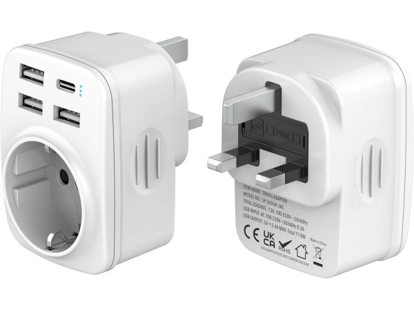 Engelse Adapter - Met USB-C