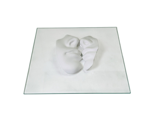 Modern Design | 3D Abstracte Gezichten Sculptuur