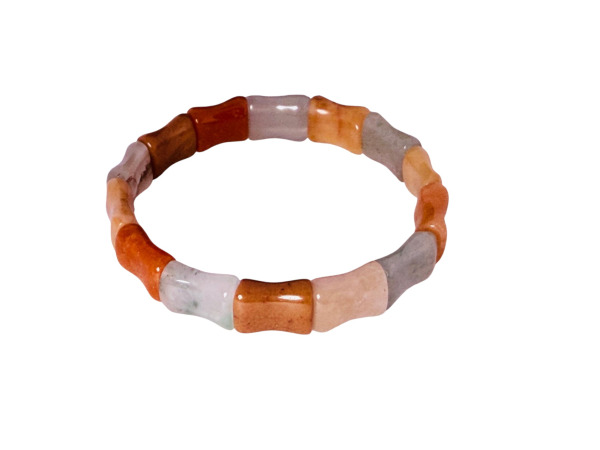 Natuurlijk Design | Gepolijste 'Bamboe' Jade Armband