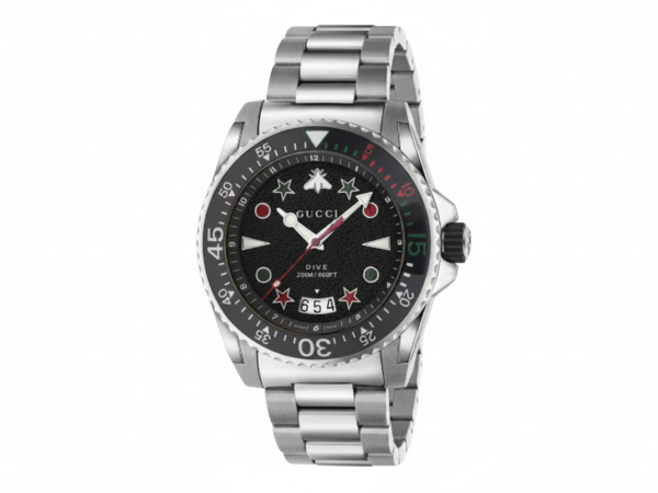 Gucci | Exclusief Dive Sporthorloge met Saffierglas