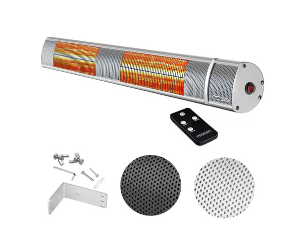 Elektrische terrasverwarmer MZH3000 - 3000 W - zilver