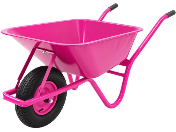 Kruiwagen 100 Liter Roze – Draagvermogen 250 kg