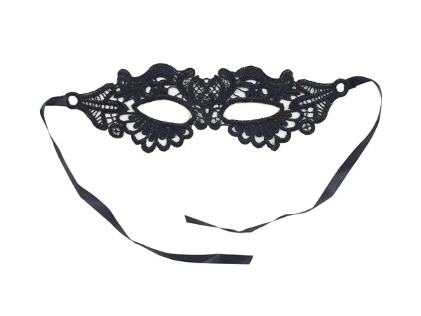 Oogmasker - lace - zwart