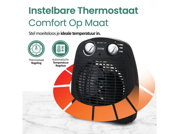Emerio Ventilator Kachel - 25 m² - 2000W – foto 5 – kavel bij XL Auctions