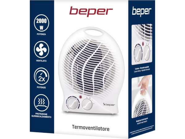 BEPER P203TER202 Ventilatorkachel - 2000W – foto 2 – kavel bij XL Auctions