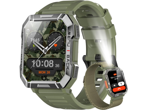 Blackview militaire smartwatch - 1,45 inch - IP68 waterdicht – kavel bij XL Auctions