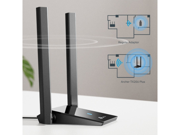 TP-Link Archer TX20U Plus - WiFi-Adapter - AX1800 – foto 4 – kavel bij XL Auctions