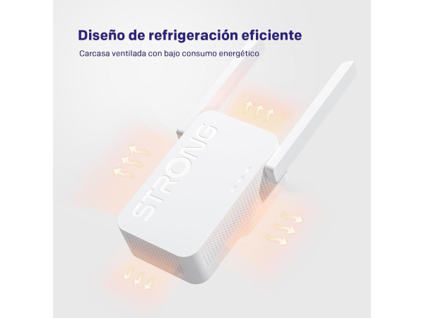 STRONG WiFi 6 AX3000 Repeater - WiFi 6 - 3000 Mbps – foto 8 – kavel bij XL Auctions
