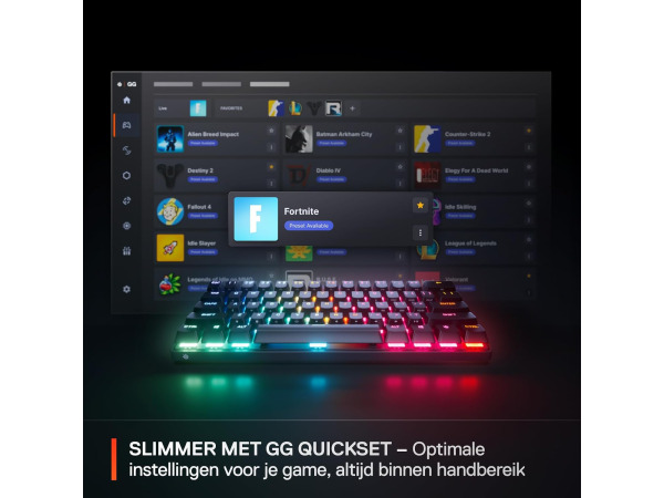 SteelSeries Apex Pro Mini Gen 3 Gaming toetsenbord (AZERTY) – foto 4 – kavel bij XL Auctions